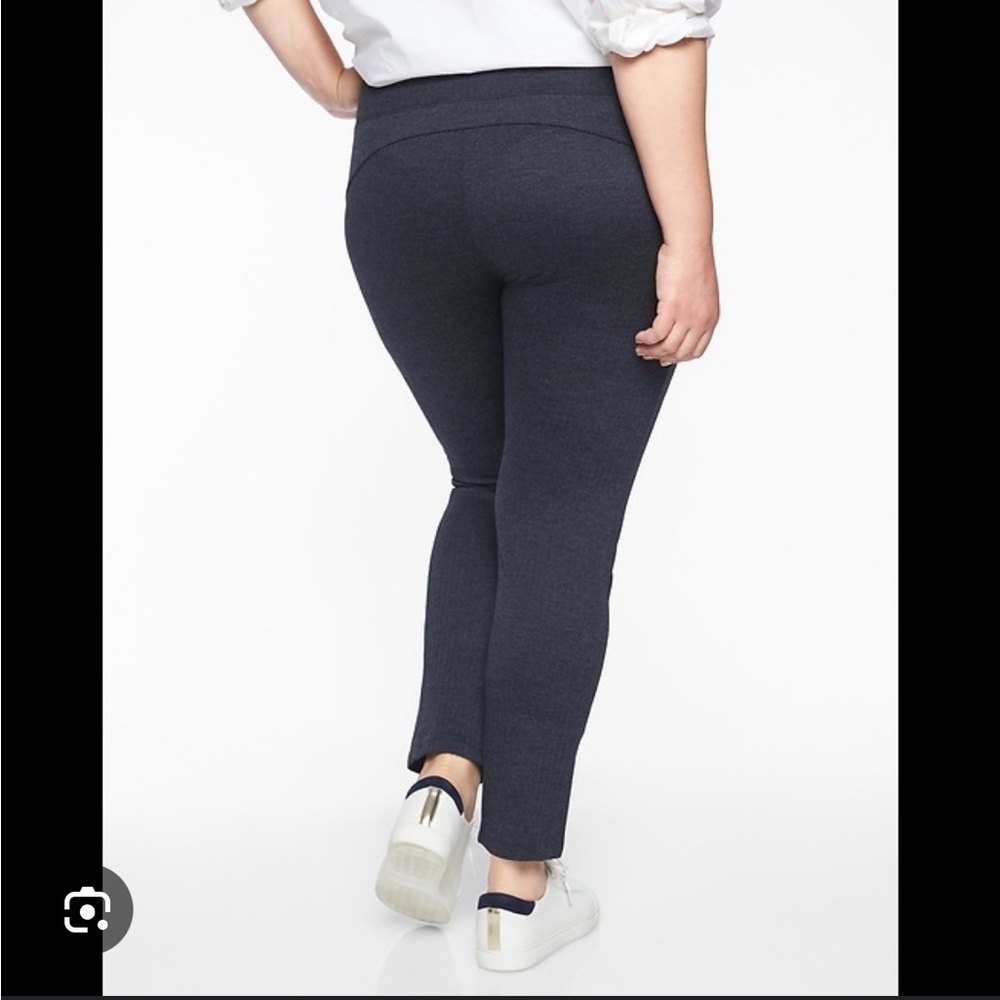 Athleta Herringbone Mercer Tights Size M navy